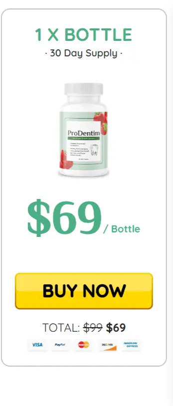 prodentim price-1 bottle